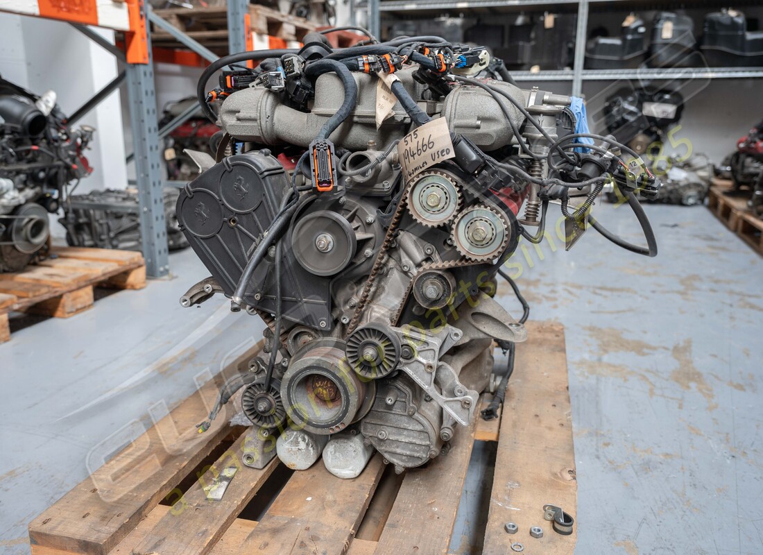 USED FERRARI 575M ENGINE. PART NUMBER 194666 (4) used ferrari 575m engine. part number 194666 (4)