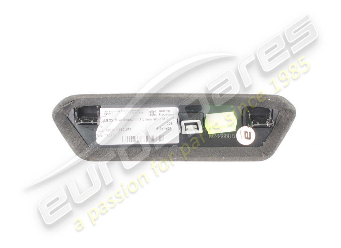 USED LAMBORGHINI INSERT PART KNIEPAD SX. PART NUMBER 4T0863969C (2) used lamborghini insert part kniepad sx. part number 4t0863969c (2)