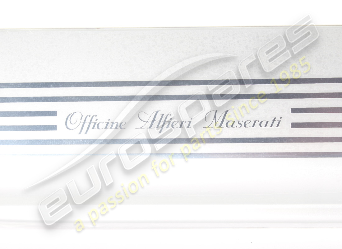 NEW MASERATI RH UNDERDOOR MOULDING. PART NUMBER 386100394 (2) new maserati rh underdoor moulding. part number 386100394 (2)