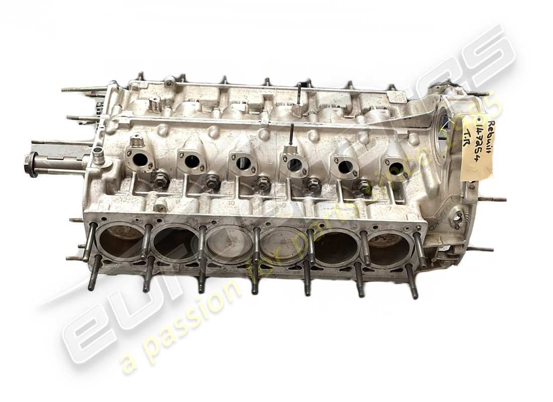 RECONDITIONED FERRARI TESTAROSSA CRANKCASE COMPLETE. PART NUMBER 147254 (3) reconditioned ferrari testarossa crankcase complete. part number 147254 (3)