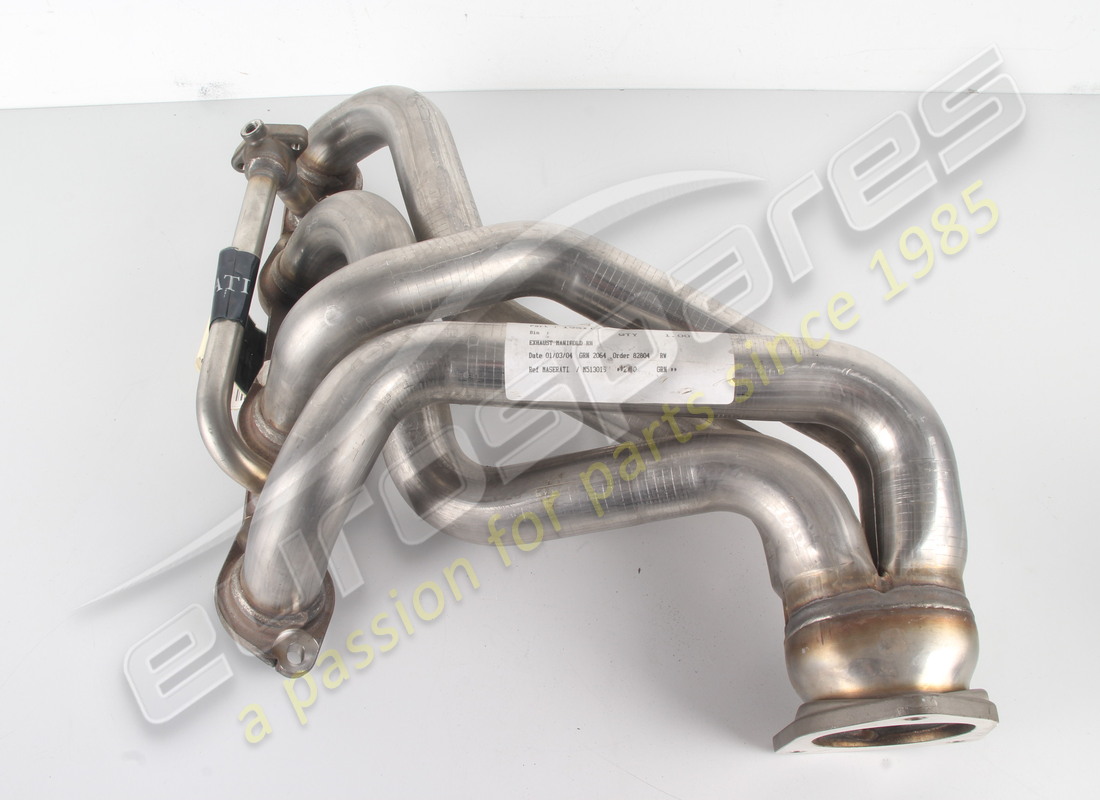 NEW MASERATI COMPLETE RH EXHAUST MANIFOLD. PART NUMBER 195117 (5) new maserati complete rh exhaust manifold. part number 195117 (5)