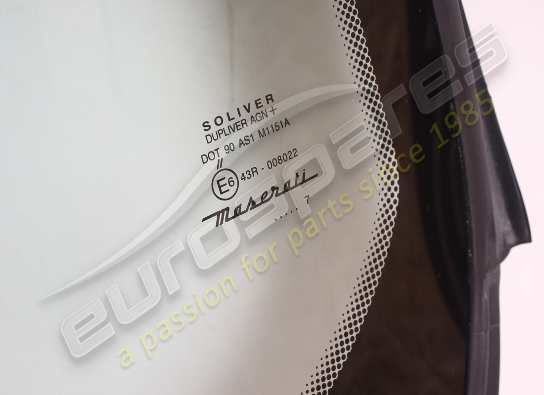 NEW MASERATI RHD WINDSCREEN. PART NUMBER 67746400 (2) new maserati rhd windscreen. part number 67746400 (2)