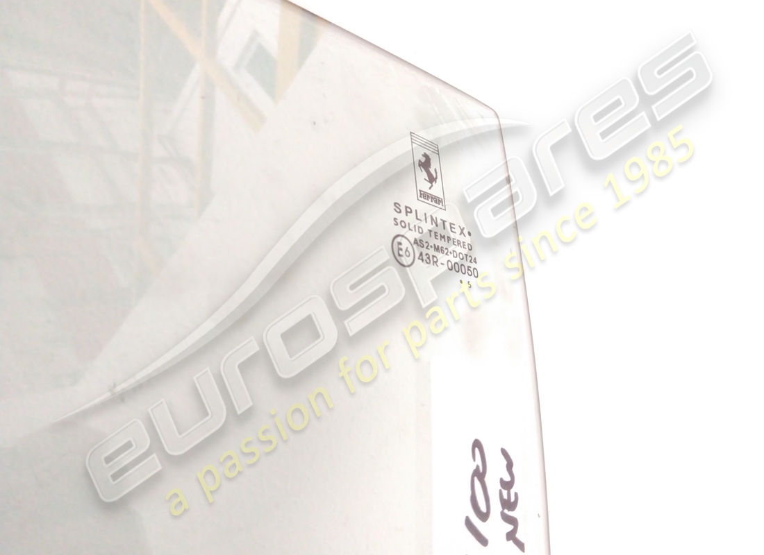 NEW FERRARI LH SIDE GLASS. PART NUMBER 66856100 (2) new ferrari lh side glass. part number 66856100 (2)