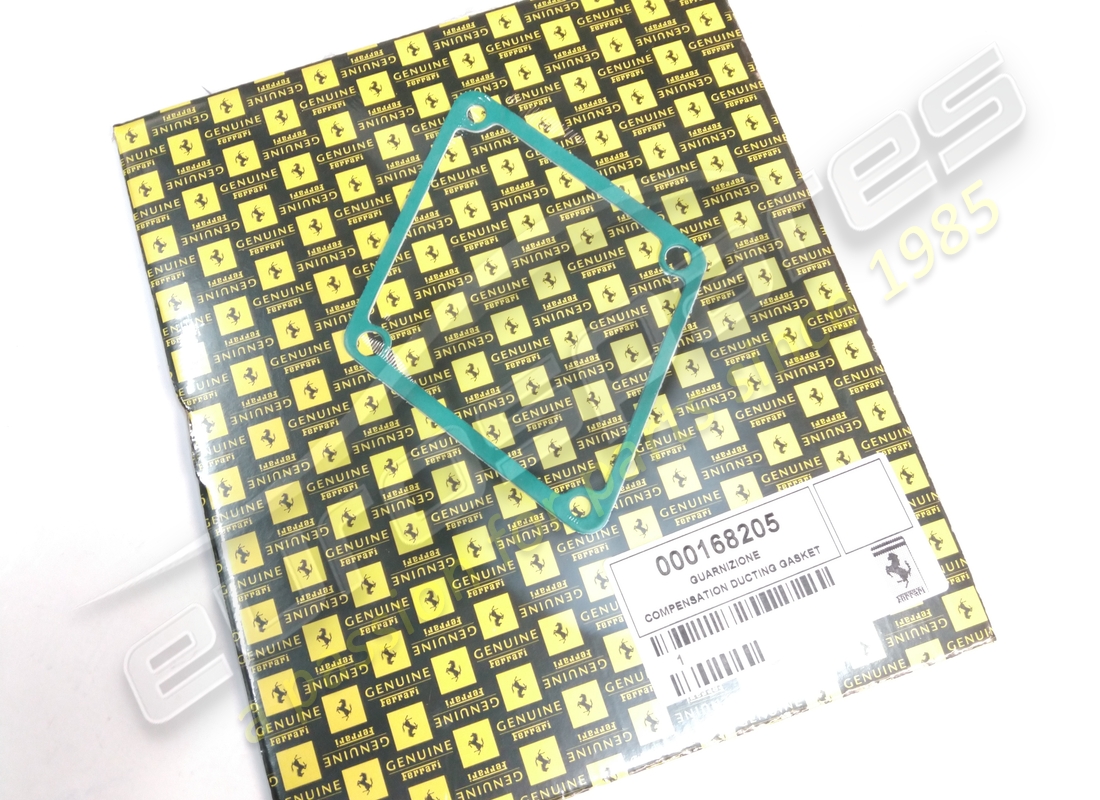 NEW FERRARI COMPENSATION DUCTING GASKET. PART NUMBER 168205 (1) new ferrari compensation ducting gasket. part number 168205 (1)