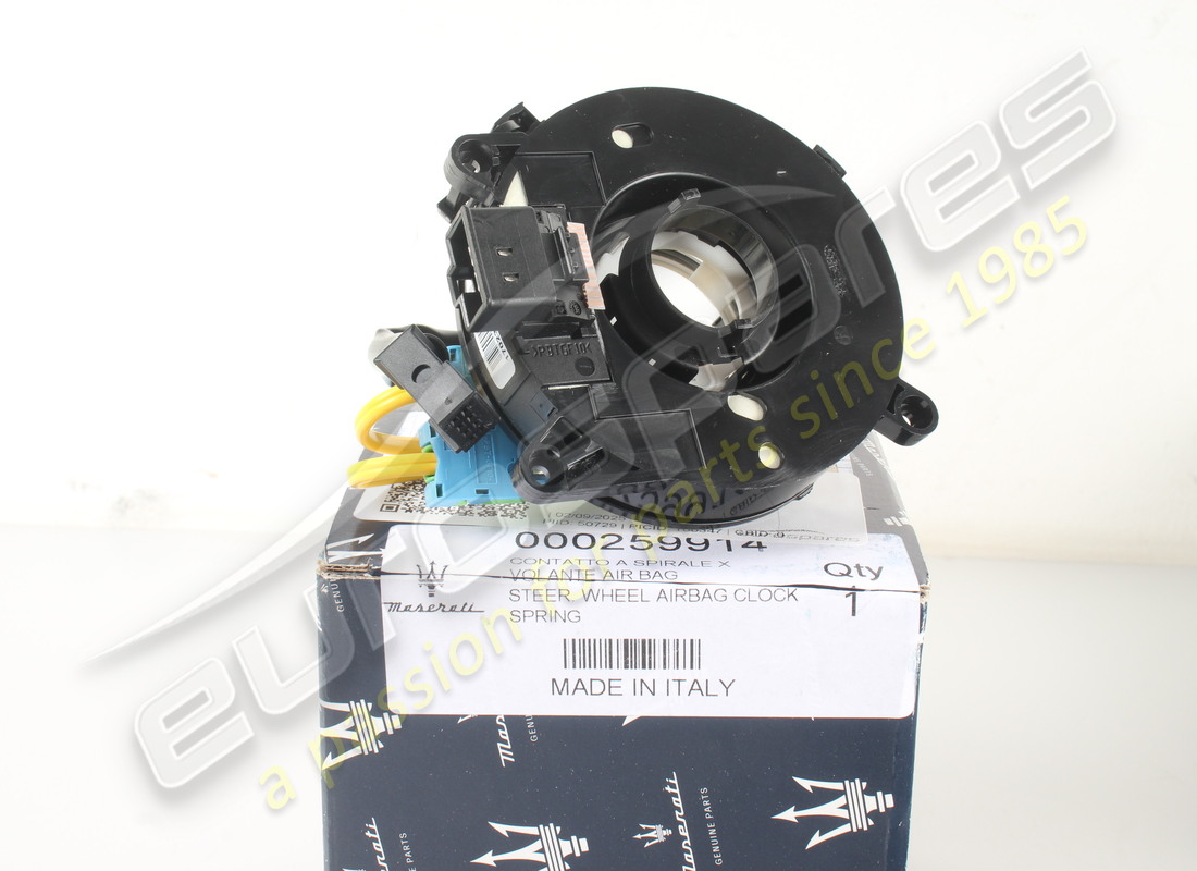 NEW MASERATI STEERING WHEEL AIRBAG CLOCK SPRING. PART NUMBER 259914 (4) new maserati steering wheel airbag clock spring. part number 259914 (4)
