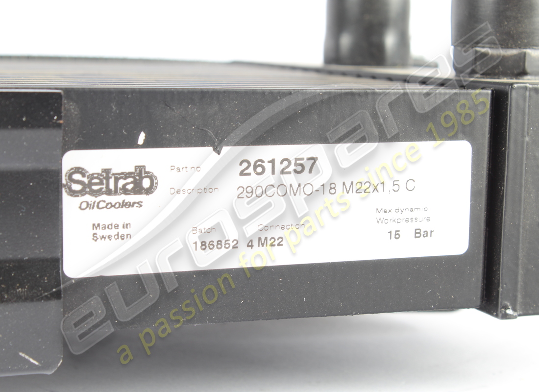 NEW FERRARI LH RADIATOR. PART NUMBER 295371 (3) new ferrari lh radiator. part number 295371 (3)