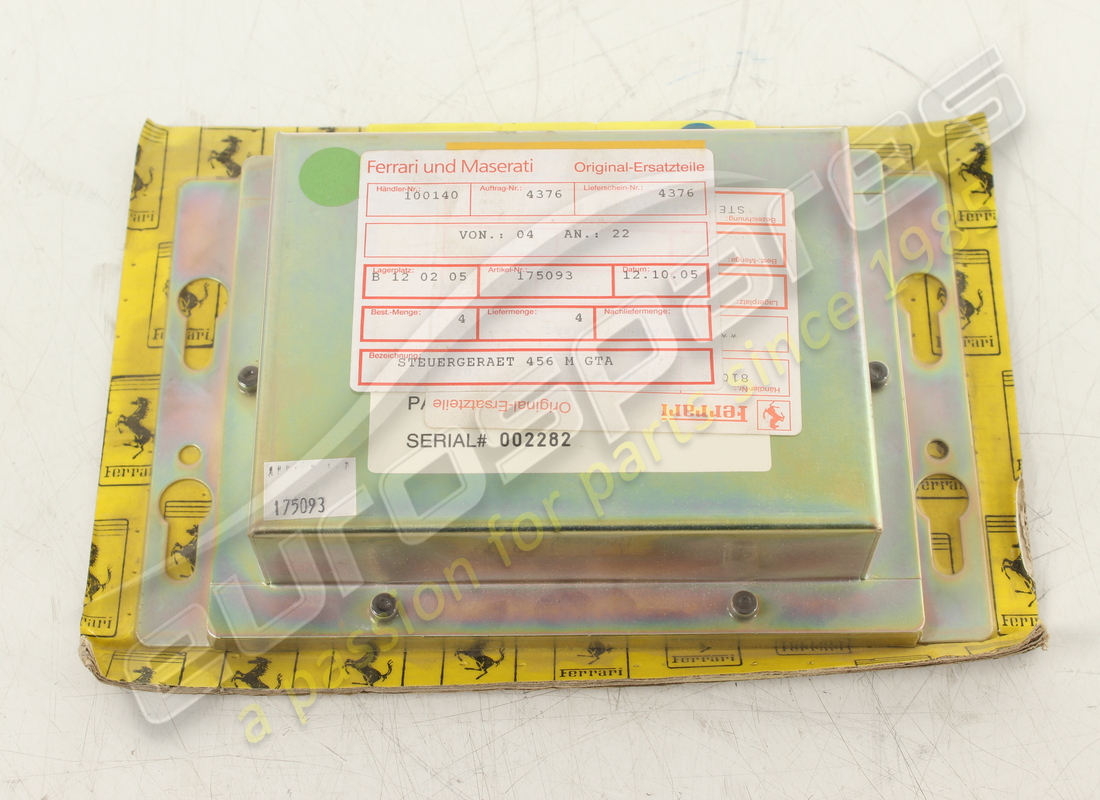 new ferrari electronic control station. part number 175093 (1)