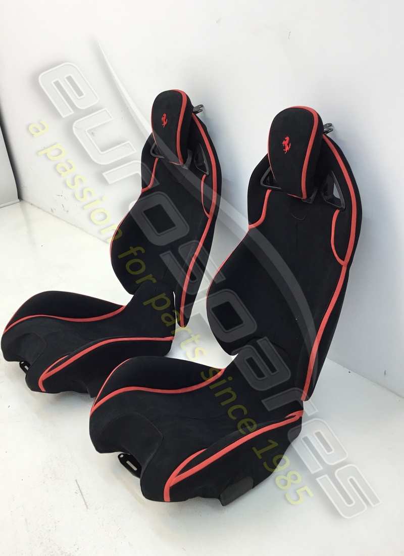 reconditioned ferrari laferrari carbon seats (large size). part number 85888100pair (2)