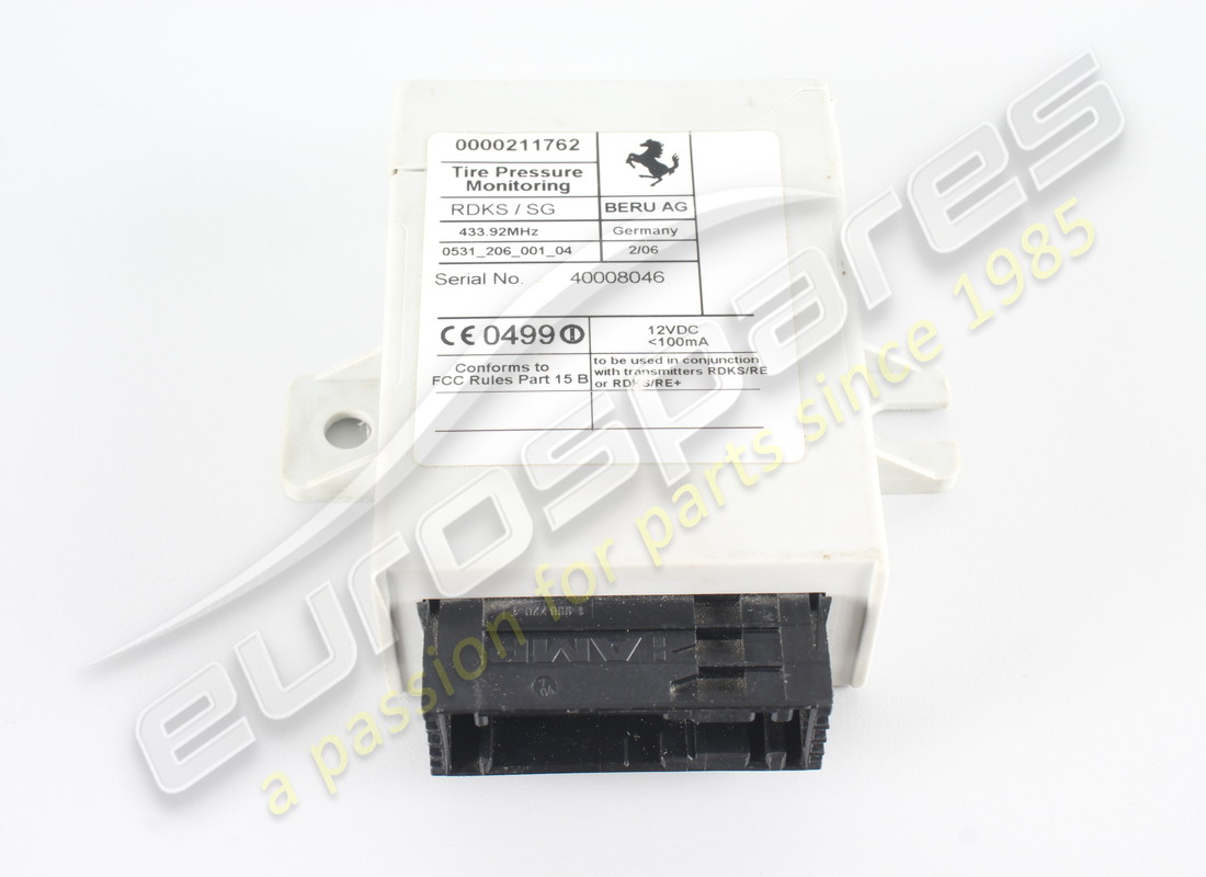NEW FERRARI TYRES PRESSURE CONTROL STATI. PART NUMBER 211762 (1) new ferrari tyres pressure control stati. part number 211762 (1)
