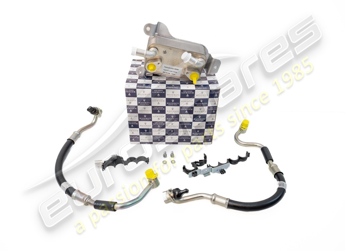 NEW Maserati GEARBOX OIL EXCHANGER AND PIPES KIT . PART NUMBER 673004769 (1)