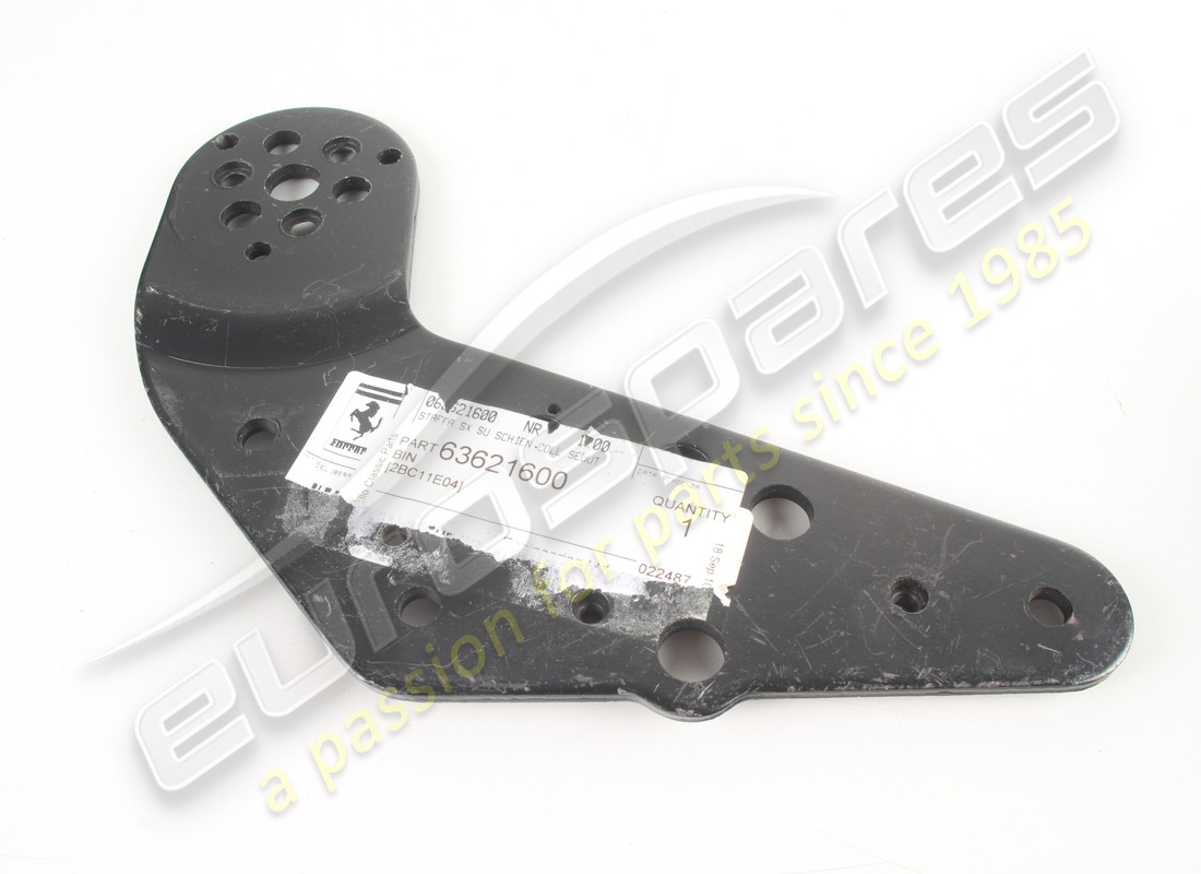NEW FERRARI LH SEAT OUTER PLATE. PART NUMBER 63621600 (2) new ferrari lh seat outer plate. part number 63621600 (2)