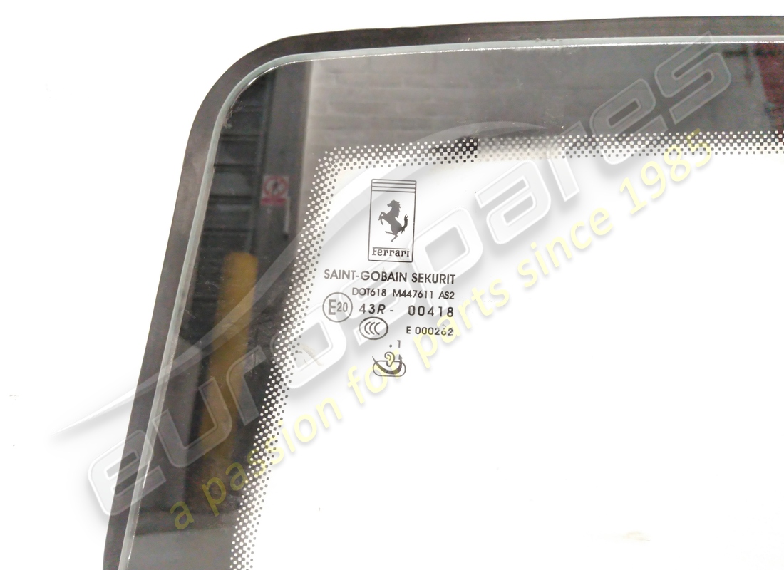 NEW FERRARI REAR SCREEN GLASS. PART NUMBER 81784500 (2) new ferrari rear screen glass. part number 81784500 (2)
