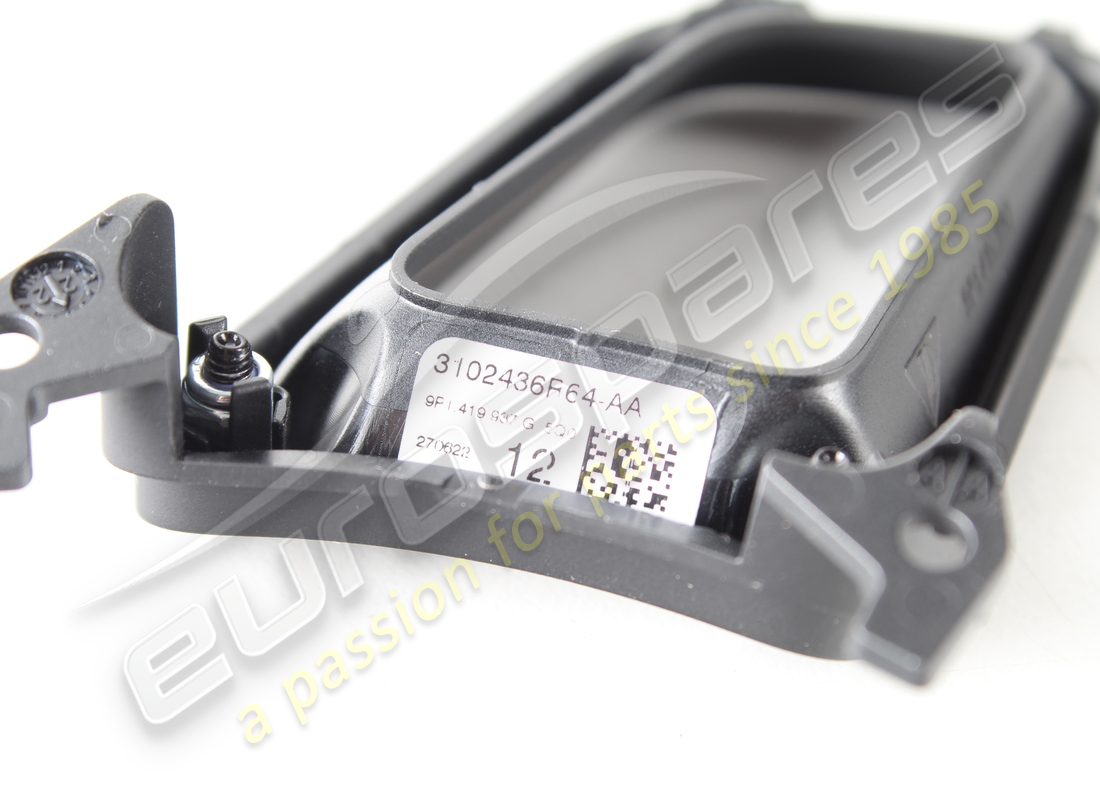 NEW PORSCHE TRIM LEFT FRONT BLACK. PART NUMBER 9P1419937G5Q0 (4) new porsche trim left front black. part number 9p1419937g5q0 (4)