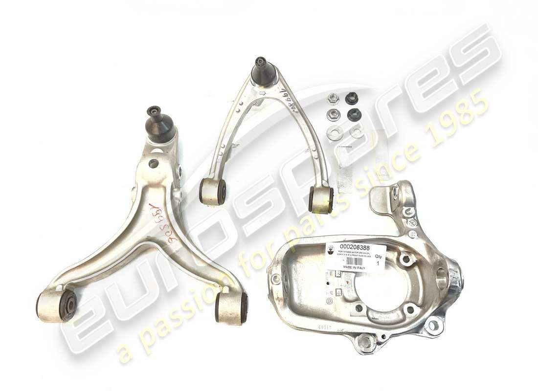 NEW MASERATI RH FRONT SUSPENSION KIT. PART NUMBER 900027726 (1) new maserati rh front suspension kit. part number 900027726 (1)