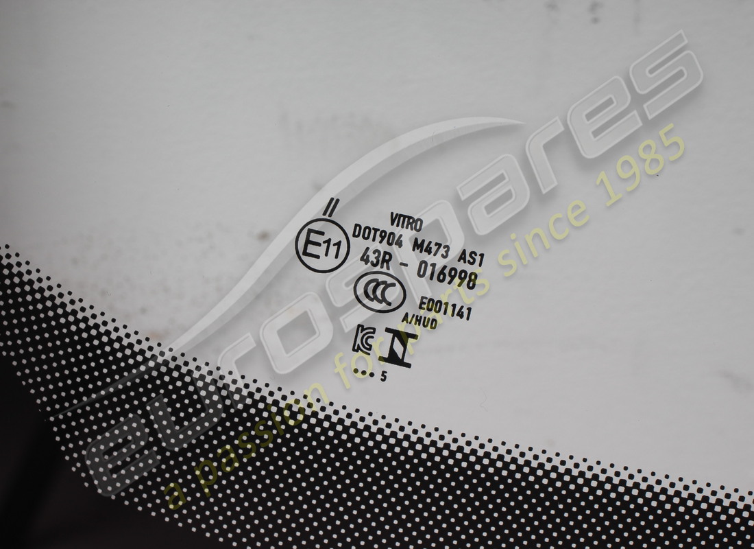 NEW LAMBORGHINI WINDSHIELD. PART NUMBER 4ML845099J0P0 (2) new lamborghini windshield. part number 4ml845099j0p0 (2)