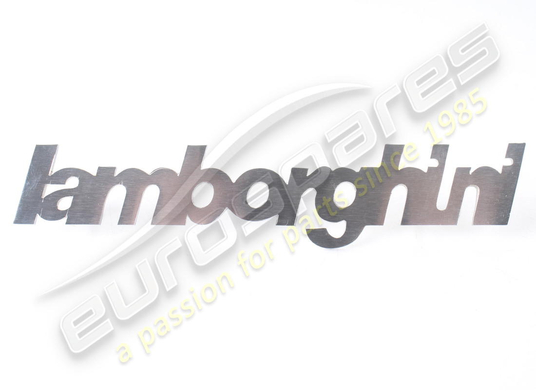 new lamborghini lamborghini silver plate. part number 006128566 (1)