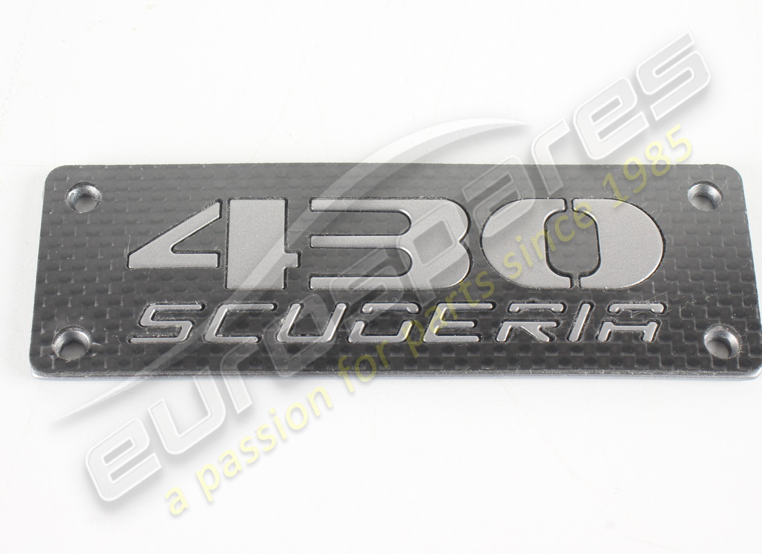 new ferrari targhetta 430 scuderia complete. part number 80674800 (1)