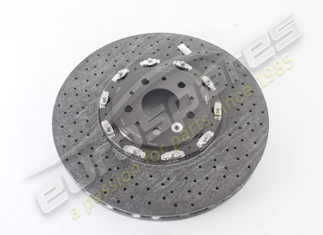 new ferrari front brake disc, carbon ceramic. part number 257101 (2)
