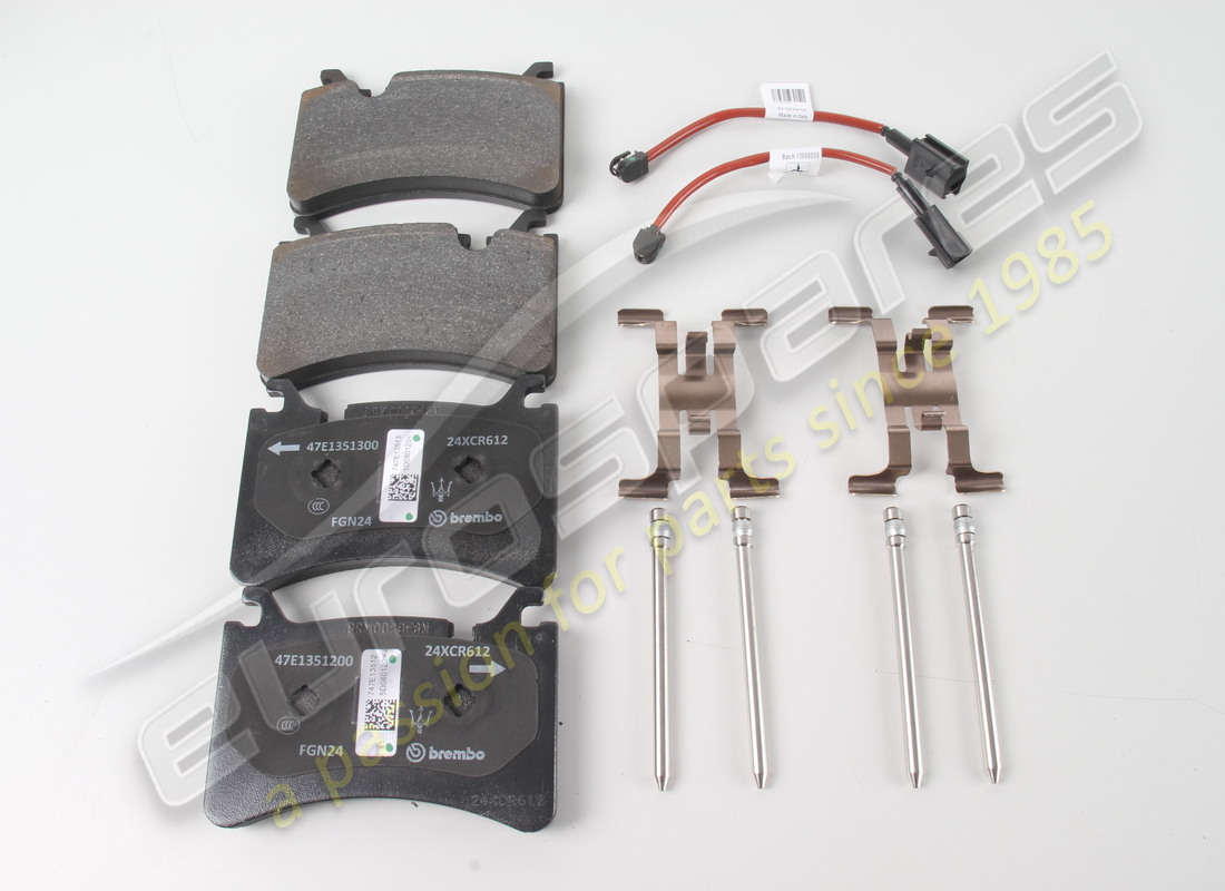NEW MASERATI MC20 REAR BRAKE PADS KIT. PART NUMBER 673012307 (1) new maserati mc20 rear brake pads kit. part number 673012307 (1)