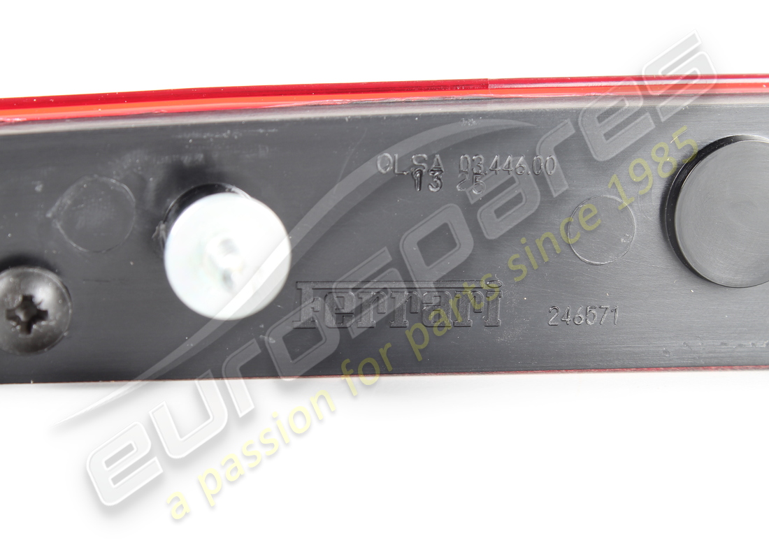 NEW FERRARI COMPLETE THIRD STOP LIGHT. PART NUMBER 244435 (4) new ferrari complete third stop light. part number 244435 (4)