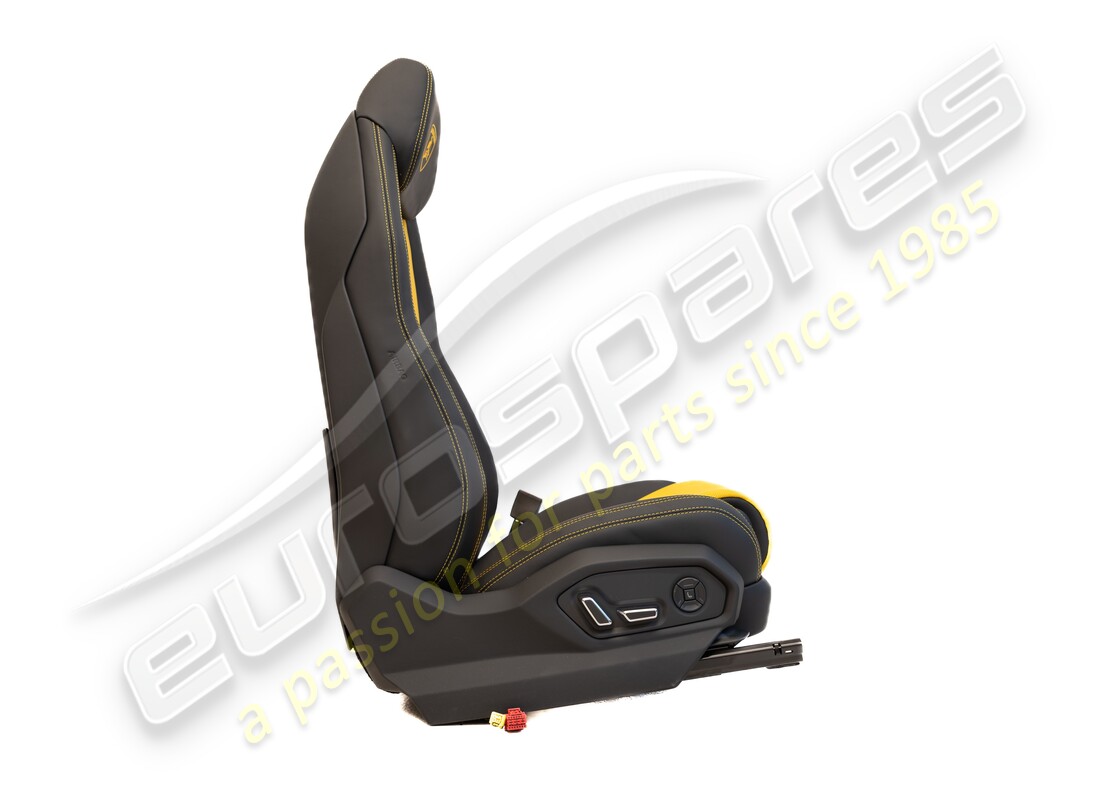 NEW LAMBORGHINI URUS RHD RH SEAT (BLACK/YELLOW). PART NUMBER 4ML881032C (2) new lamborghini urus rhd rh seat (black/yellow). part number 4ml881032c (2)