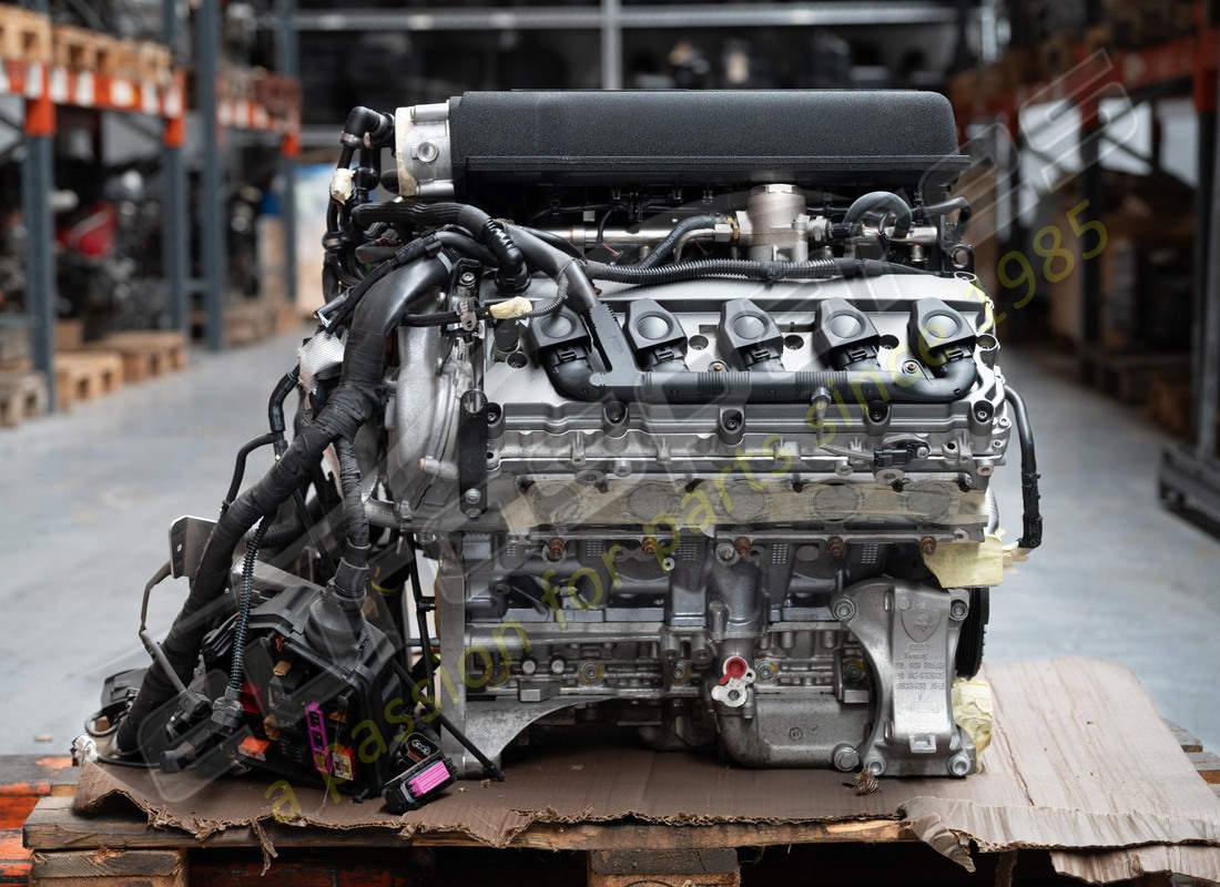 RECONDITIONED LAMBORGHINI HURACAN LP580 ENGINE. PART NUMBER 07L100015CJ (5) reconditioned lamborghini huracan lp580 engine. part number 07l100015cj (5)