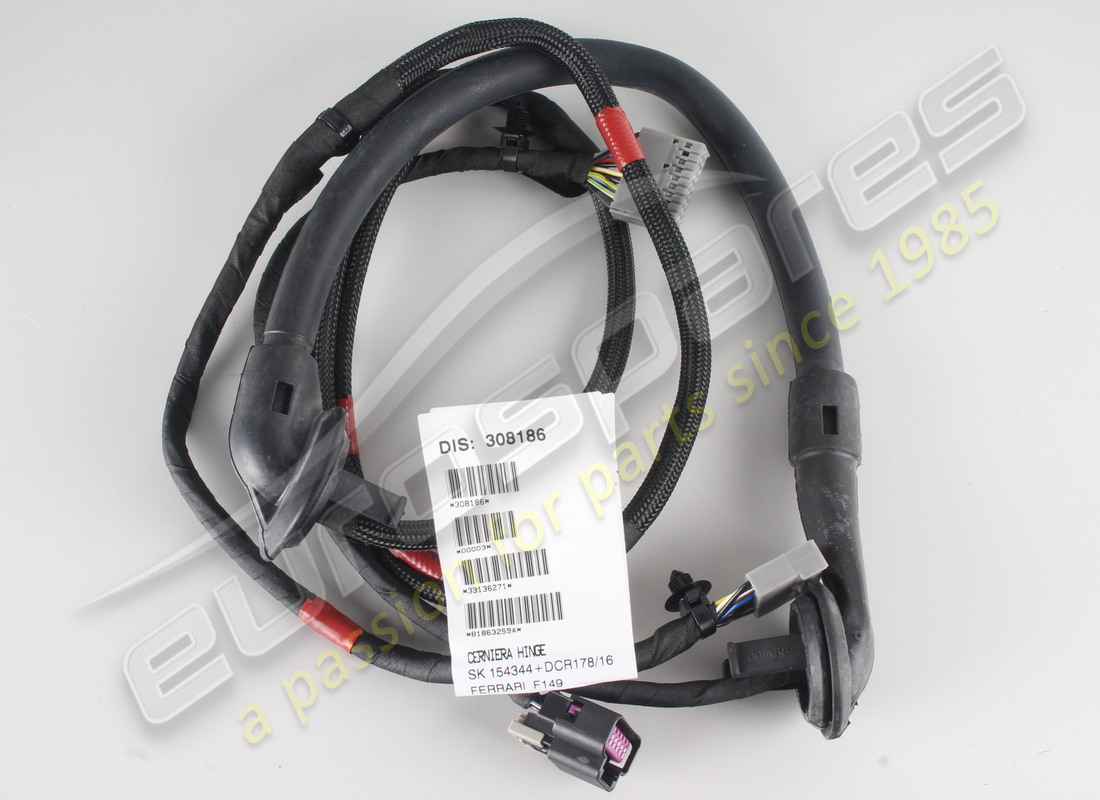 NEW FERRARI LH HINGE CABLE. PART NUMBER 308186 (1) new ferrari lh hinge cable. part number 308186 (1)