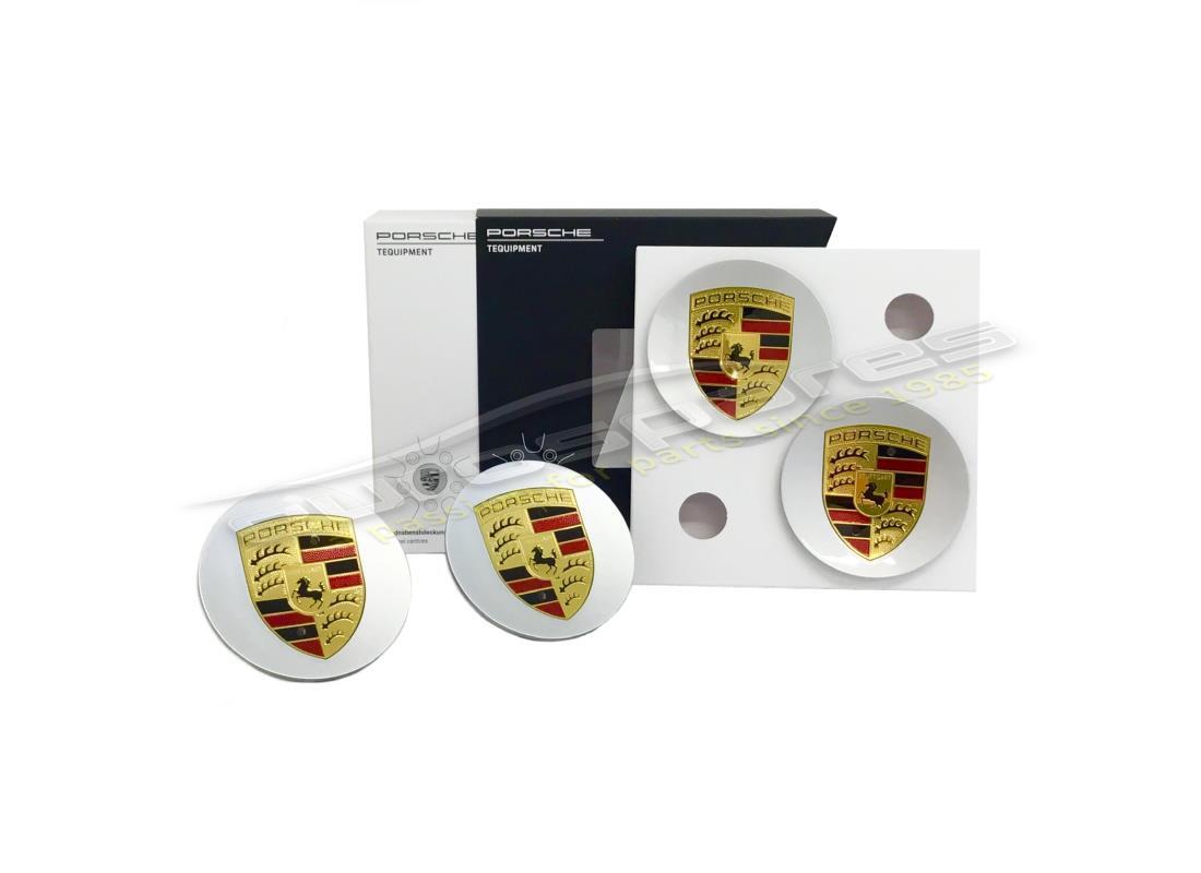 new porsche 1 set wheel hub caps. part number 00004460702 (1)