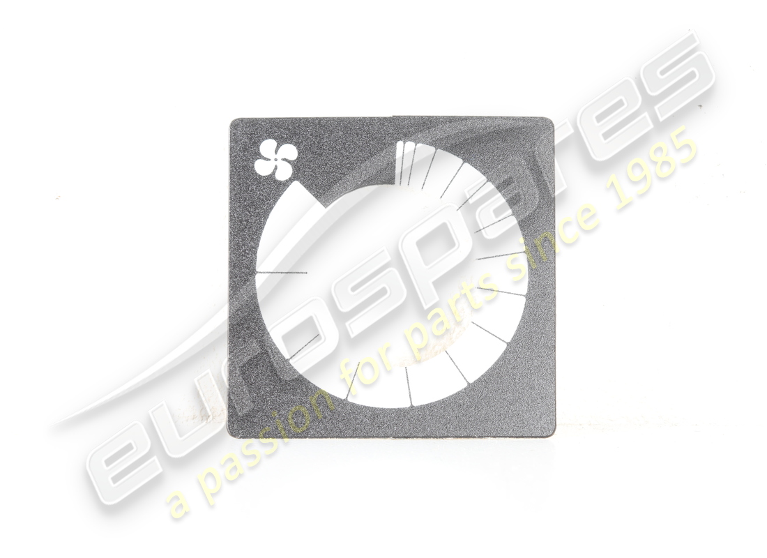 NEW FERRARI SPEED CONDITIONER FANS PLATE. PART NUMBER 63619400 (1) new ferrari speed conditioner fans plate. part number 63619400 (1)