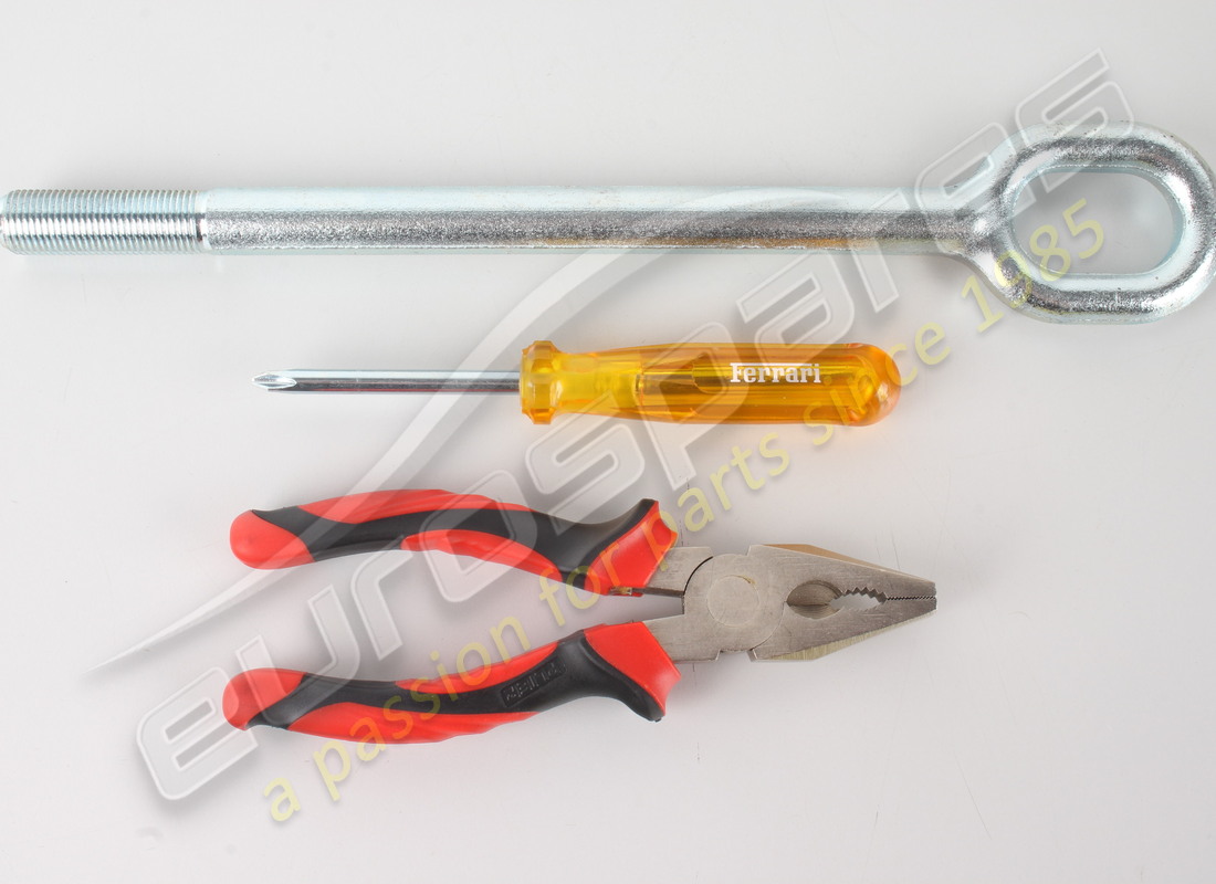 NEW FERRARI COMPLETE TOOLKIT BAG. PART NUMBER 265008 (4) new ferrari complete toolkit bag. part number 265008 (4)