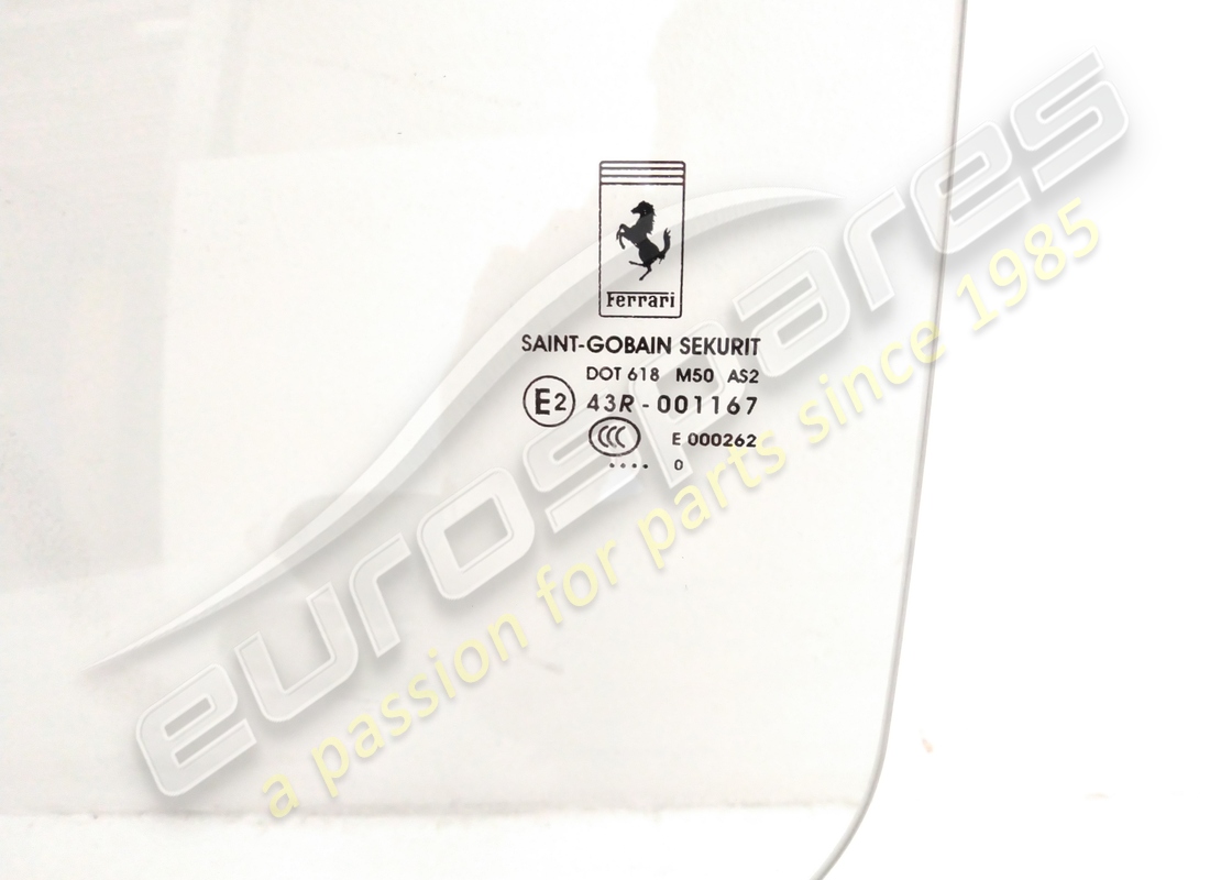 NEW FERRARI LH DOOR WINDOW. PART NUMBER 84281600 (2) new ferrari lh door window. part number 84281600 (2)