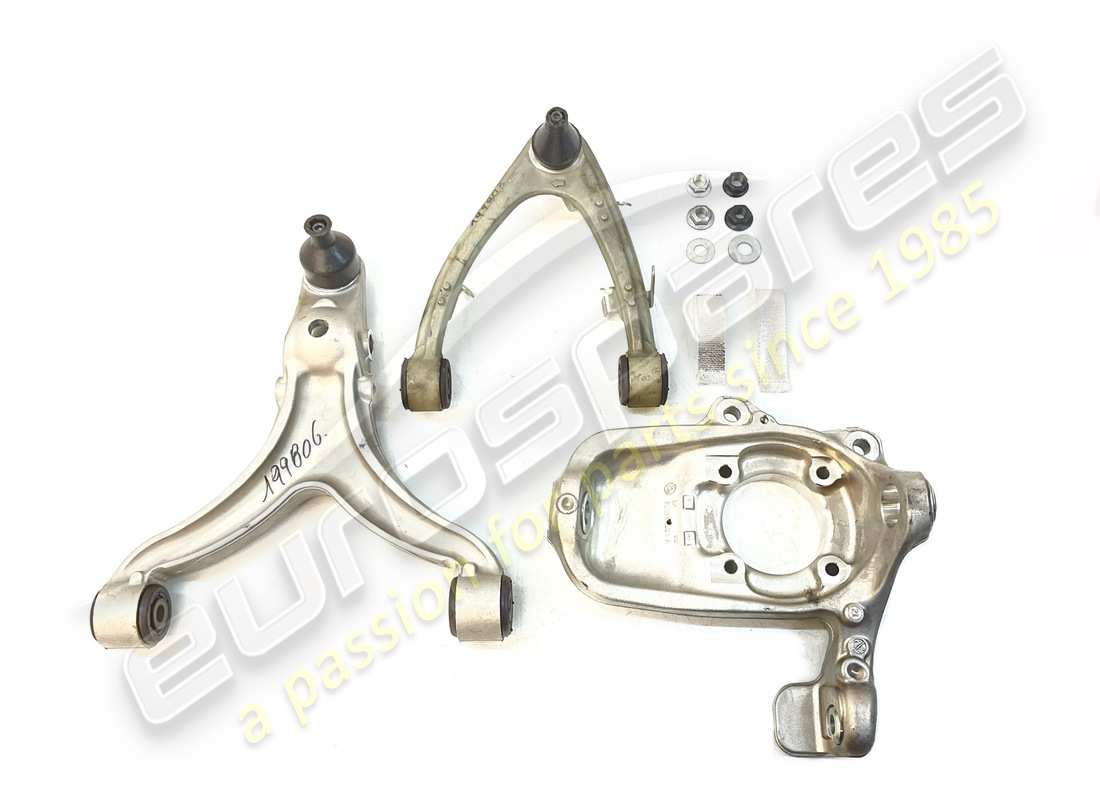 NEW MASERATI LH FRONT SUSPENSION KIT. PART NUMBER 900027727 (1) new maserati lh front suspension kit. part number 900027727 (1)
