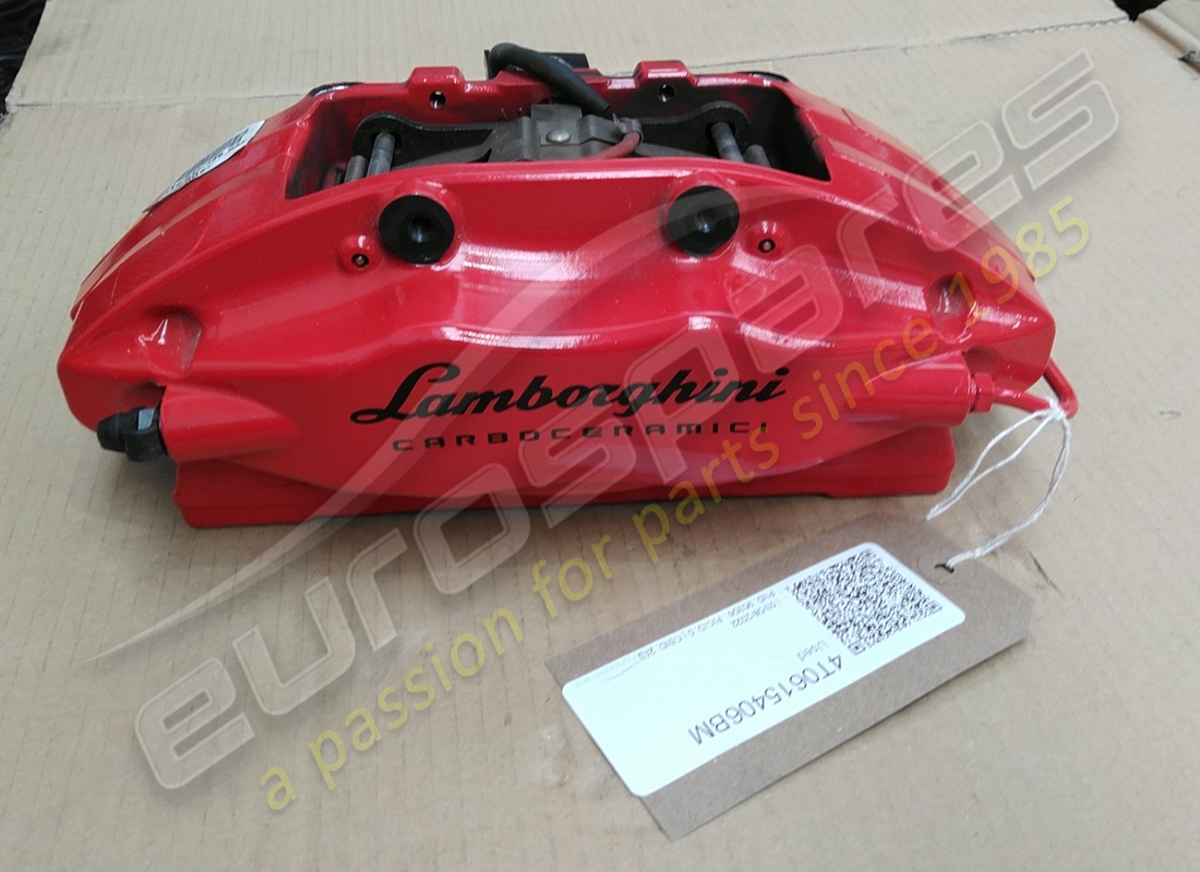 USED LAMBORGHINI SLIDING-CALIPER CERAMIC ROT. PART NUMBER 4T0615406BM (2) used lamborghini sliding-caliper ceramic rot. part number 4t0615406bm (2)