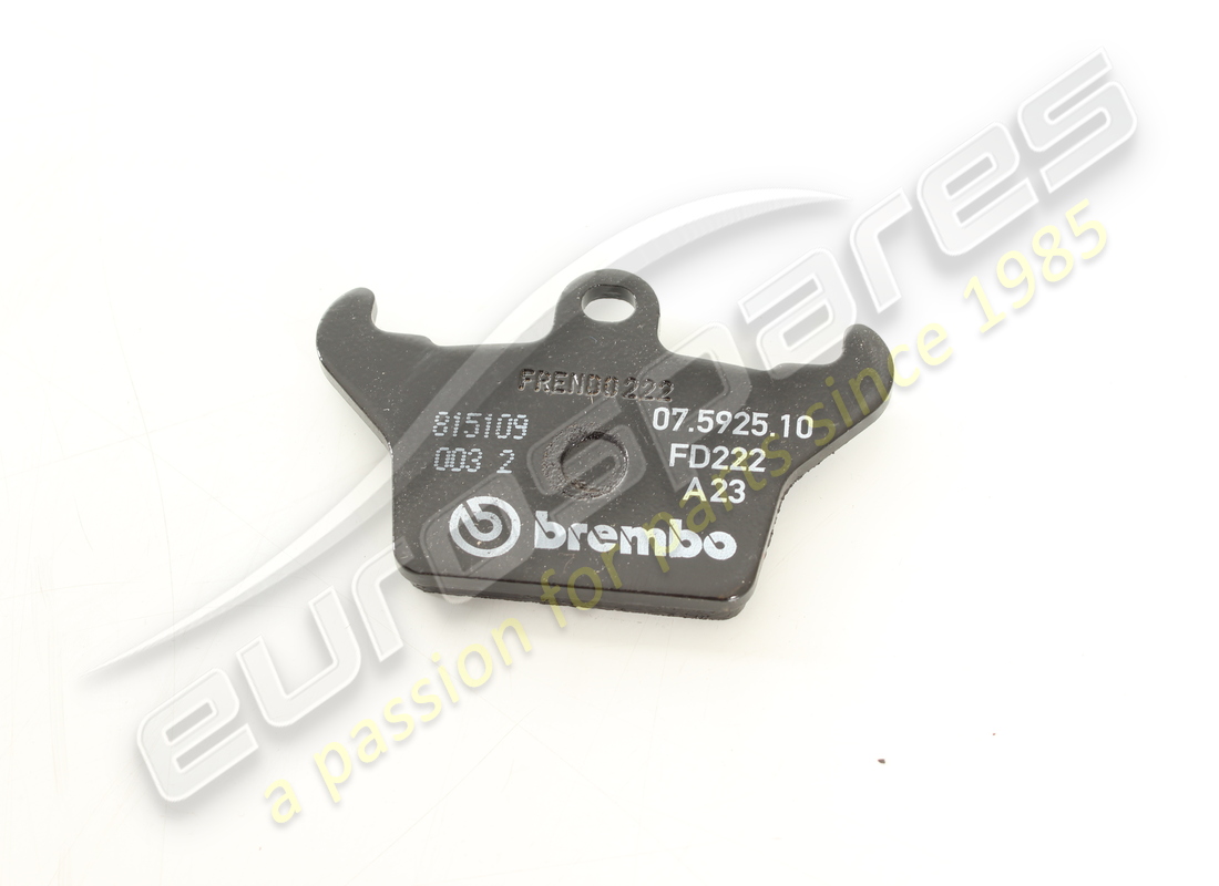 NEW FERRARI HANDBRAKE PAD SET. PART NUMBER 70000937 (2) new ferrari handbrake pad set. part number 70000937 (2)