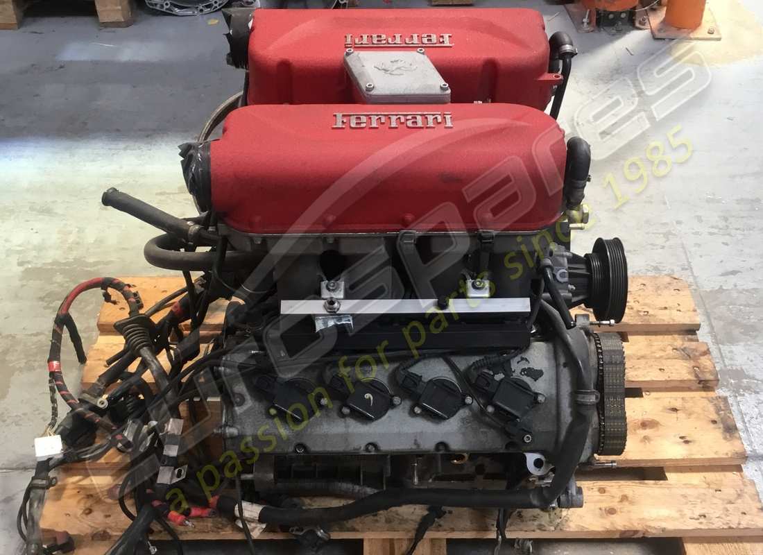 USED FERRARI F360 ENGINE. PART NUMBER 182011 (3) used ferrari f360 engine. part number 182011 (3)