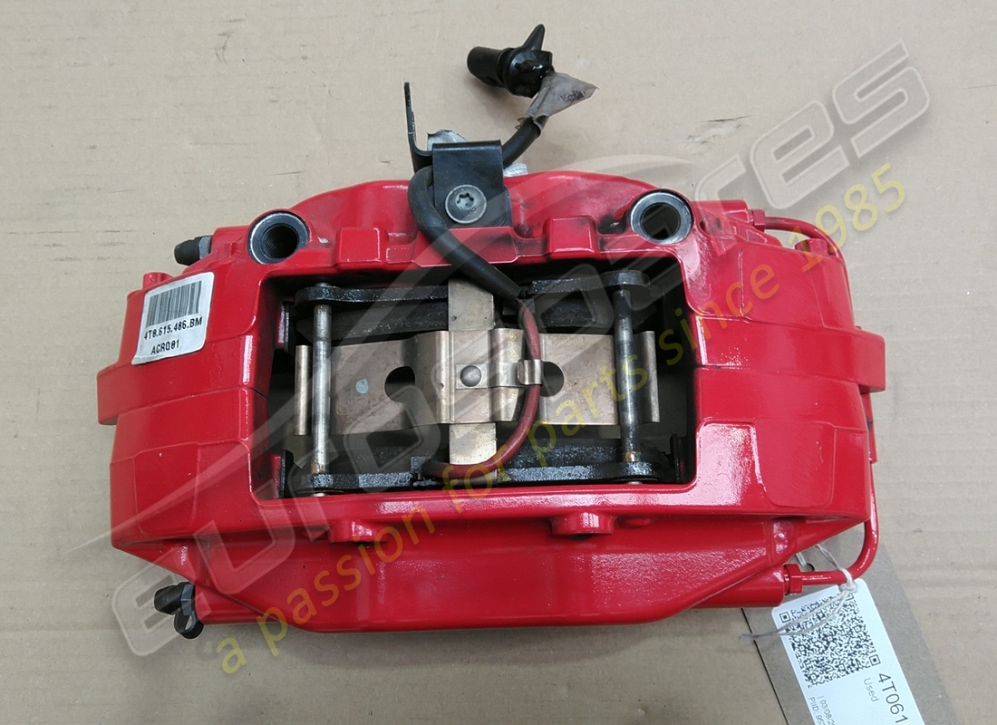 USED LAMBORGHINI SLIDING-CALIPER CERAMIC ROT. PART NUMBER 4T0615406BM (1) used lamborghini sliding-caliper ceramic rot. part number 4t0615406bm (1)