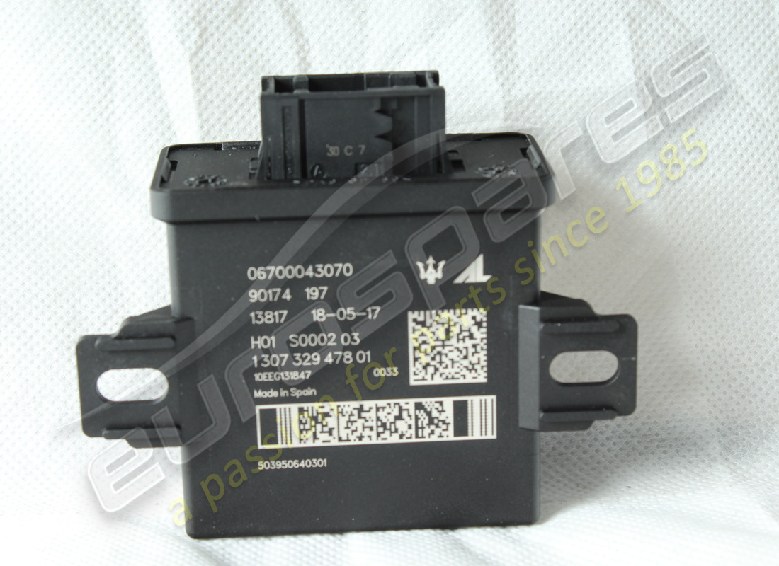NEW MASERATI LIGHT CONTROL UNIT. PART NUMBER 670004307 (2) new maserati light control unit. part number 670004307 (2)