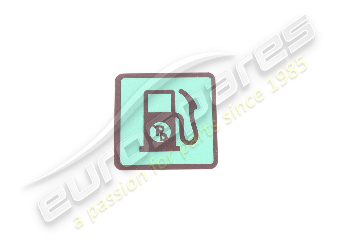 NEW Ferrari ADHESIVE UNLEADED PETROL/GAS . PART NUMBER 12858780 (1)