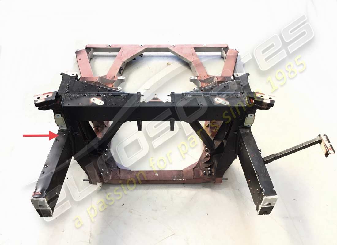 USED FERRARI REAR SUBFRAME. PART NUMBER 985886767 (2) used ferrari rear subframe. part number 985886767 (2)
