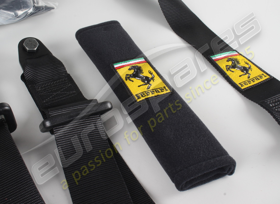NEW FERRARI 4 POINT SAFETY BELT ASSEMBLY. PART NUMBER 67291600 (4) new ferrari 4 point safety belt assembly. part number 67291600 (4)