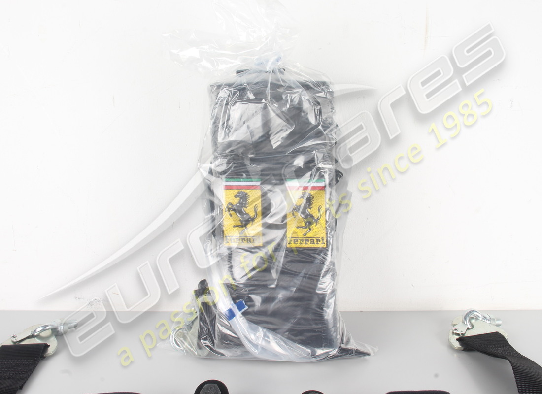 NEW FERRARI 4 POINT SAFETY BELT ASSEMBLY. PART NUMBER 67291600 (3) new ferrari 4 point safety belt assembly. part number 67291600 (3)