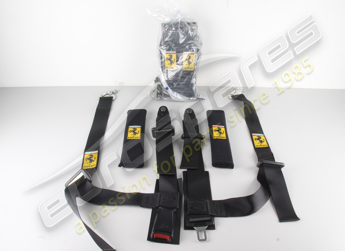 NEW FERRARI 4 POINT SAFETY BELT ASSEMBLY. PART NUMBER 67291600 (1) new ferrari 4 point safety belt assembly. part number 67291600 (1)