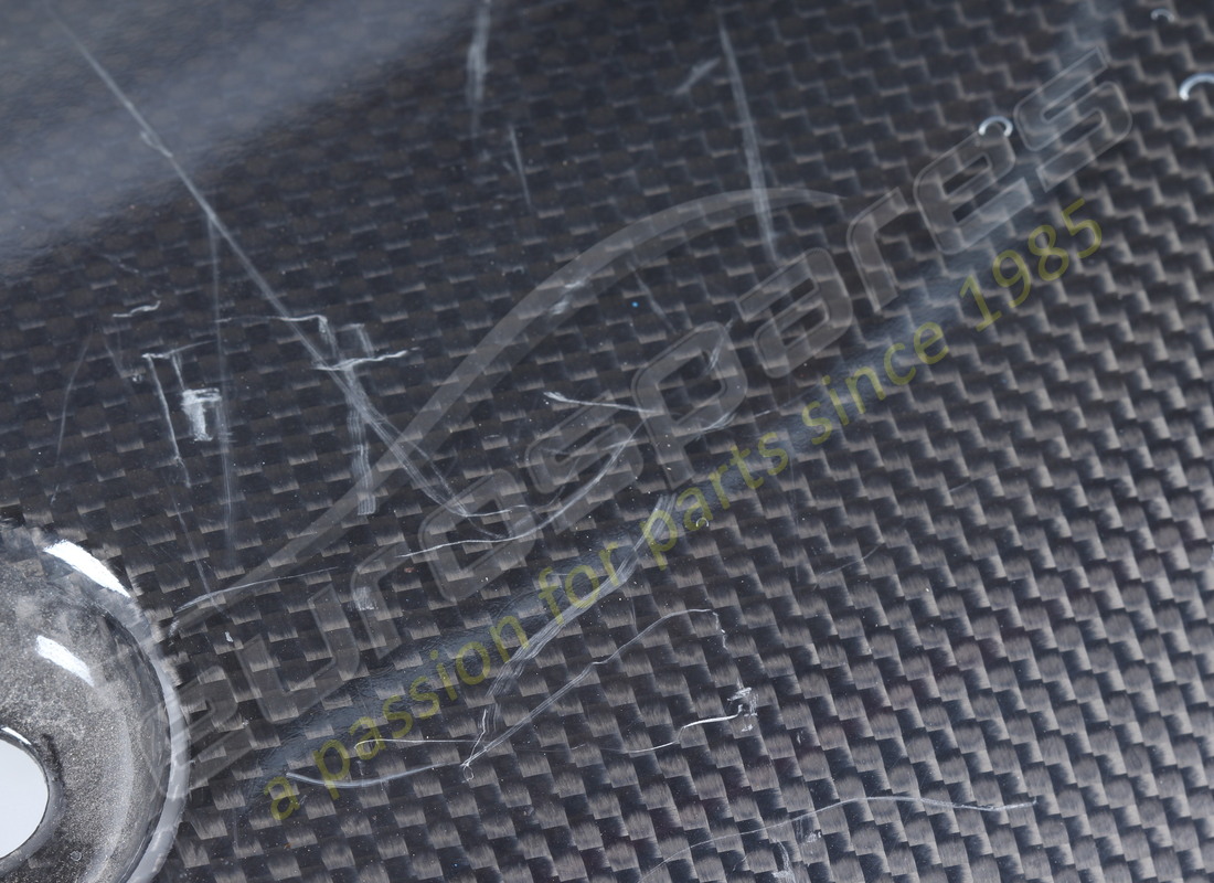 USED FERRARI RH FRONT PANEL -CARBON PAN. PART NUMBER 68600800 (9) used ferrari rh front panel -carbon pan. part number 68600800 (9)