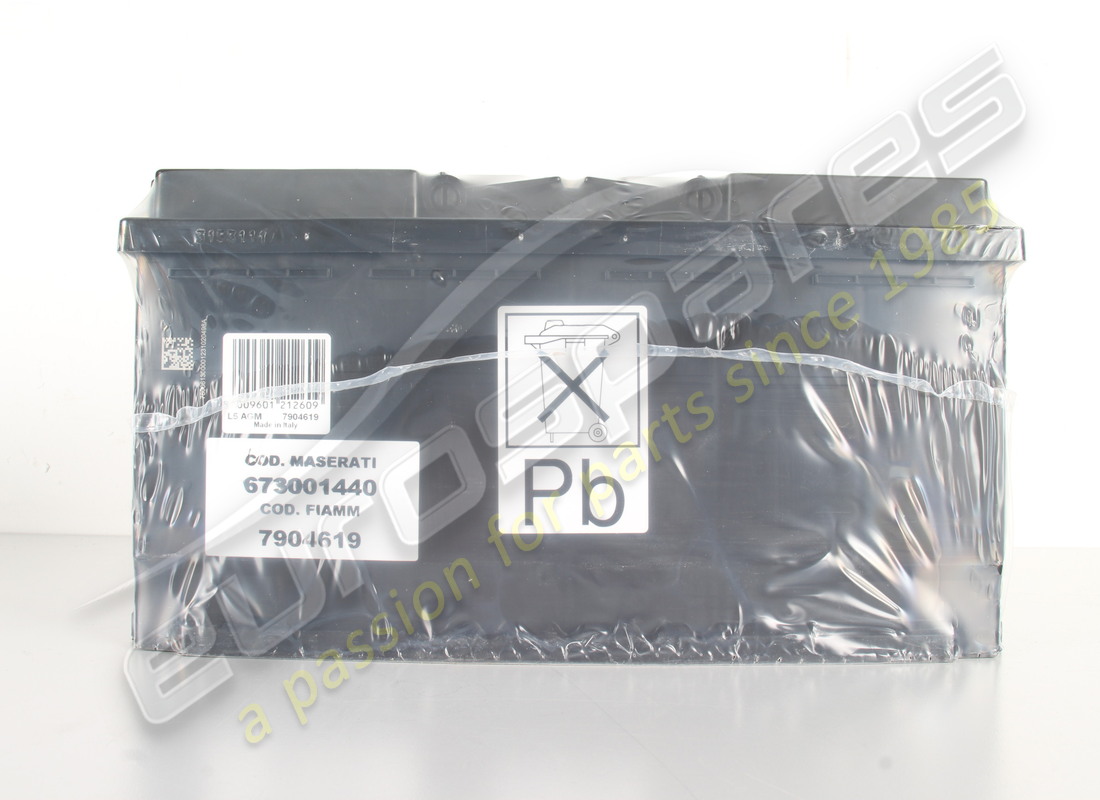 NEW MASERATI BATTERY. PART NUMBER 673001440 (3) new maserati battery. part number 673001440 (3)