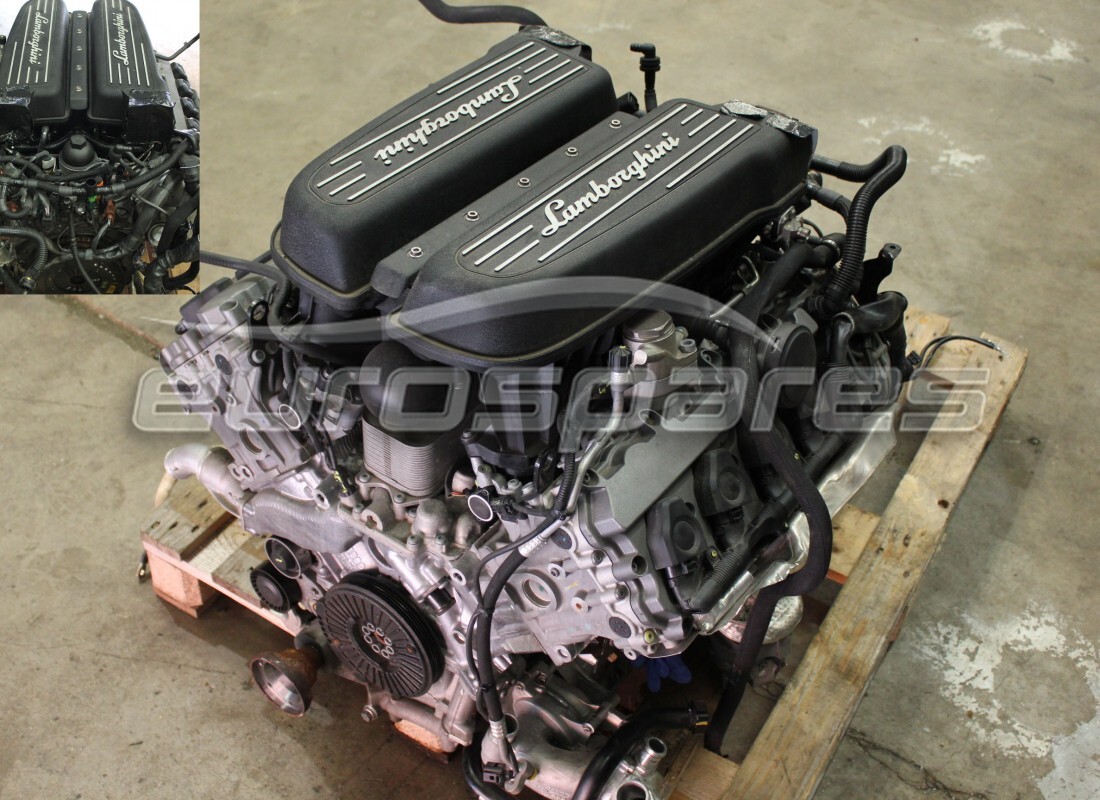 USED LAMBORGHINI LP570 ENGINE. PART NUMBER MR00Y9570SL (1) used lamborghini lp570 engine. part number mr00y9570sl (1)
