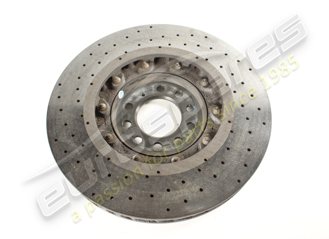 USED LAMBORGHINI CERAMIC BRAKE DISC (VENTED). PART NUMBER 470615602F (2) used lamborghini ceramic brake disc (vented). part number 470615602f (2)