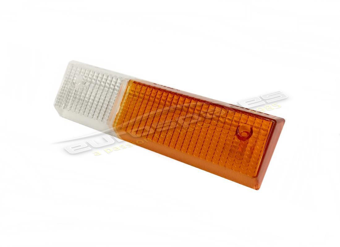 NEW EUROSPARES LH FRONT INDICATOR LIGHT LENS (ORANGE/CLEAR). PART NUMBER 60329703 (1) new eurospares lh front indicator light lens (orange/clear). part number 60329703 (1)