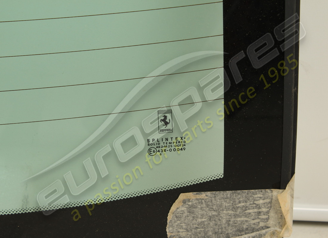 NEW FERRARI REAR-WINDOW GLASS. PART NUMBER 66855800 (2) new ferrari rear-window glass. part number 66855800 (2)
