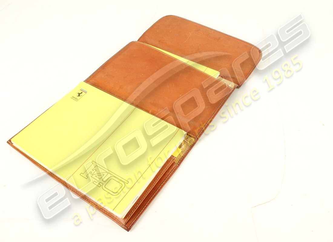 USED FERRARI F40 POUCH & BOOK PACK. PART NUMBER 959908800 (6) used ferrari f40 pouch & book pack. part number 959908800 (6)