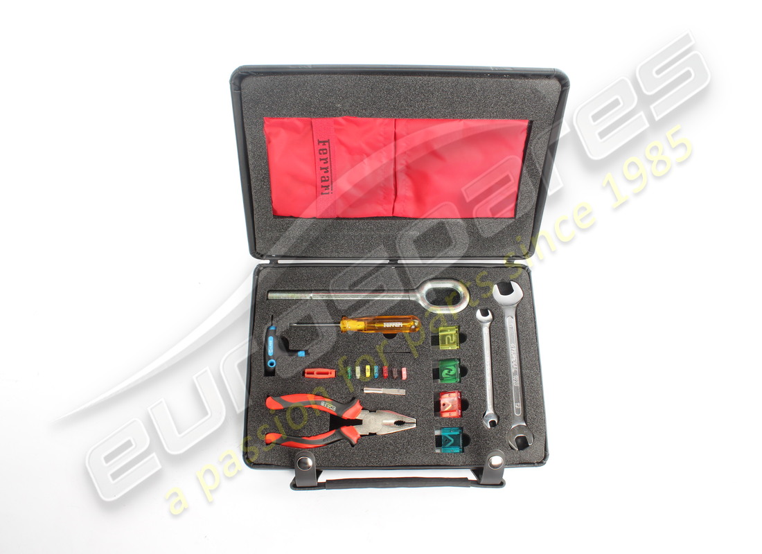 NEW FERRARI COMPLETE TOOL KIT BAG. PART NUMBER 220496 (4) new ferrari complete tool kit bag. part number 220496 (4)